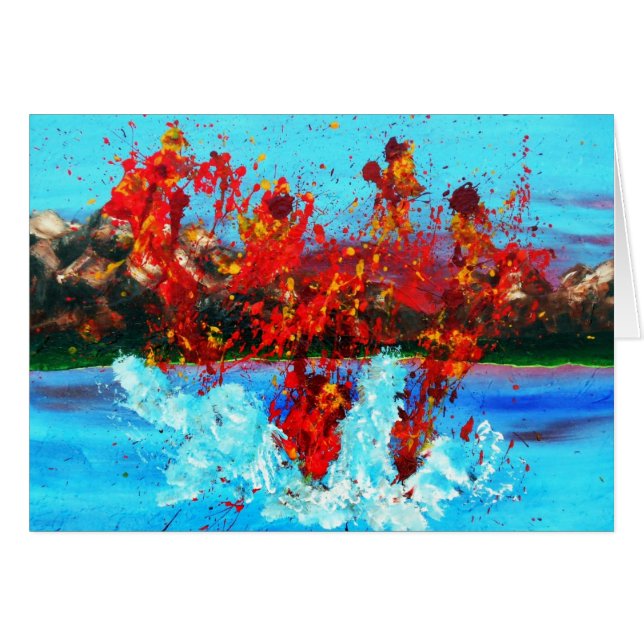 Vulkaniska Sneeze.jpg Hälsningskort (Framsidan Horizontal)