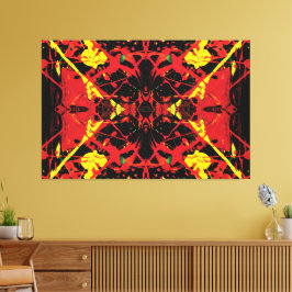 Vulkaniskt center stänk 60x40 canvastryck