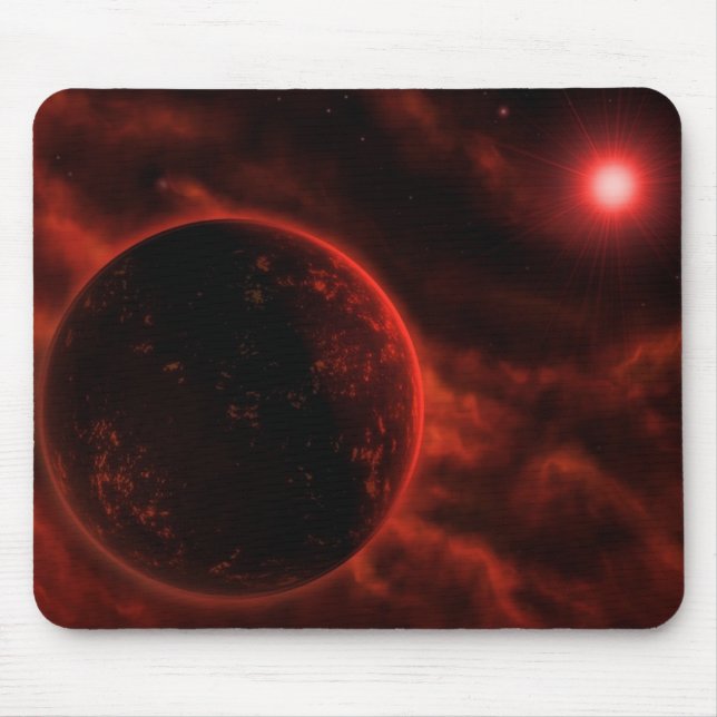 Vulkaniskt planet musmatta (Framsidan)