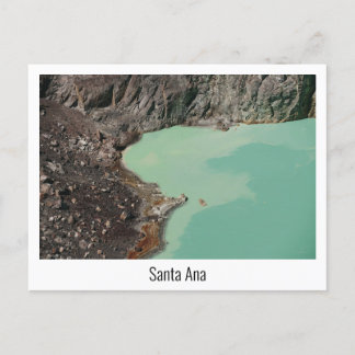 Vulkankrater Santa Ana in El Salvador Vykort