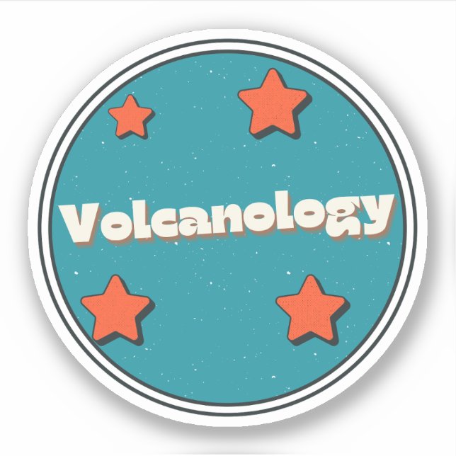 Vulkanologi Klistermärken (Framsida)