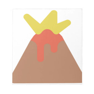 Vulkanutbrott Anteckningsblock