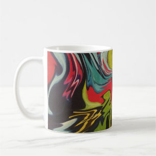 Vulkanutbrott Kaffemugg