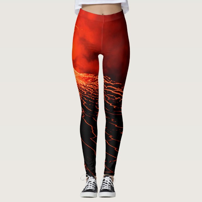vulkanutbrott leggings (Framsida)