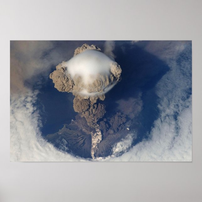 vulkanutbrott poster (Framsidan)