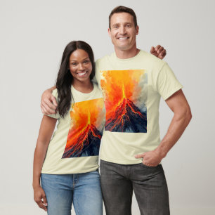 Vulkanutbrott: Rå Kraft T Shirt