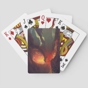 Vulkanutbrott vid Vesuviusberget (Live Volcano) Casinokort