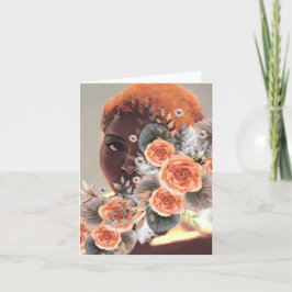 vulnerABLE African American Woman Blank Notecards Tack Kort