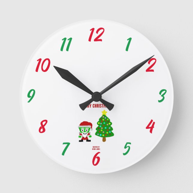 Vulren FrankenCheese Acrylic Wall Clock Rund Klocka (Framsida)