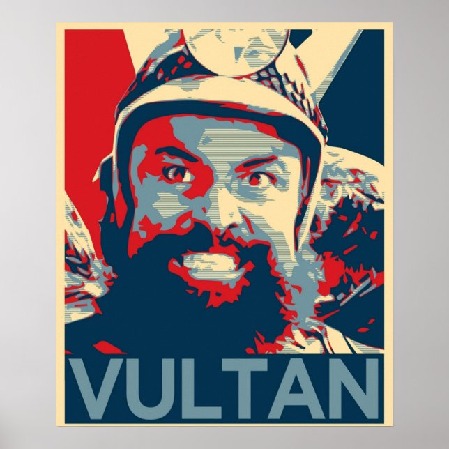 Vultan Inspired by Flash Gordon Poster (Framsidan)