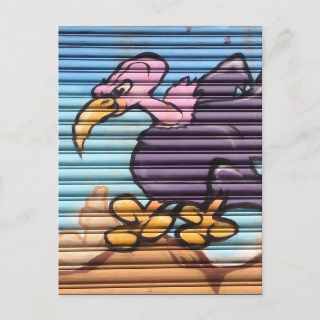 vulture tecknad vykort (Framsida)