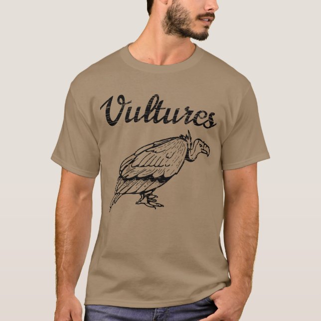 Vultures New Wave Punk Rock friend T Shirt (Framsida)