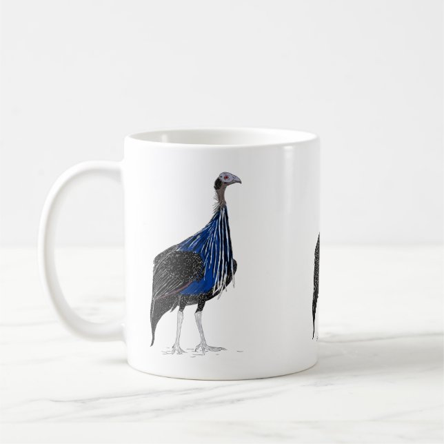 Vulturine Guineafowl Kaffemugg (Vänster)