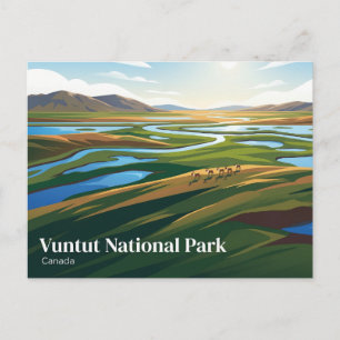 Vuntut nationalpark Kanada Vykort