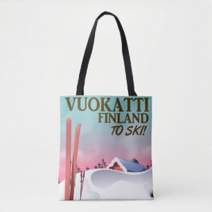 Vuokatti Finland skidposter Tygkasse