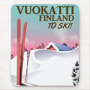 Vuokatti Finlands skidposter Musmatta