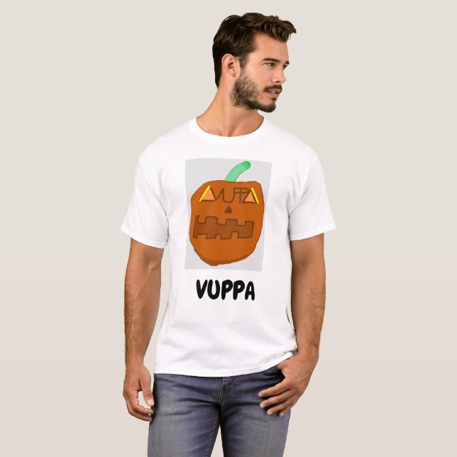 VUPPA Halloween-kodtröja - Trick Treat eller Code  T Shirt (Hel framsida)