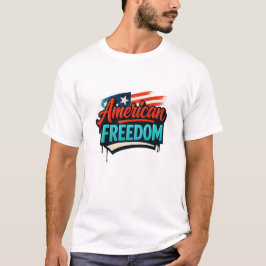 Vushii American Freedom Graphic T Shirt
