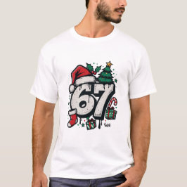Vushii Deck the Halls: Six Seven Christmas  T Shirt
