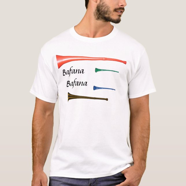 Vuvuzela Bafana Bafana Tee Shirt (Framsida)
