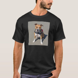 Vuxen Amerikansk Staffordshire Terrier Hund Tee Shirt