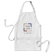 Vuxen Apro för enkel Anpassningsbar Company Logoty