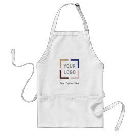 Vuxen Apro för enkel Anpassningsbar Company Logoty Förkläde