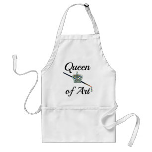 vuxen "Artdrottning" Apron Förkläde