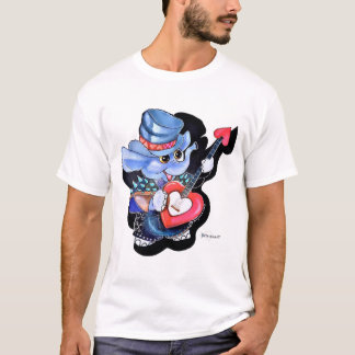 Vuxen av metalfatgitarr (lätt färger) t shirt