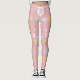 Vuxen babydamasker | ABDL | Baby4Life gullig |! Leggings