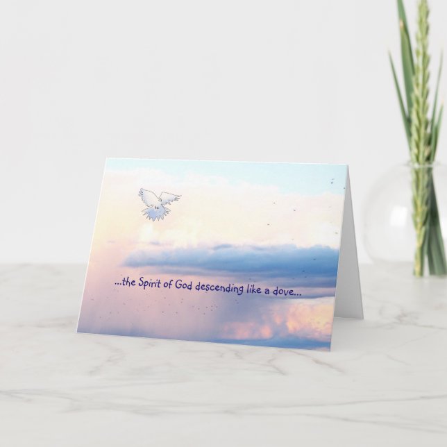 Vuxen-baptismkort Kort (Framsida)