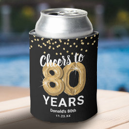 Vuxen Birthday Cheers till 80 år