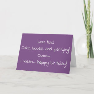 **VUXEN BIRTHDAY ÖNSKEMÅL** OCH SÖT DARN FUNNY! KORT