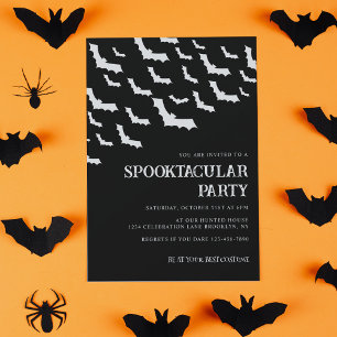 Vuxen Black Fladdermus Fladdermöss Spooktacular Ha Inbjudningar