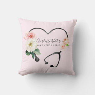 Vuxen Caregiver Nurse Home Healthcare Dekorativ ku Kudde
