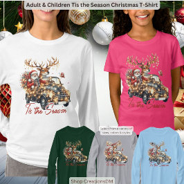 Vuxen & Children Tis Season-jul T Shirt
