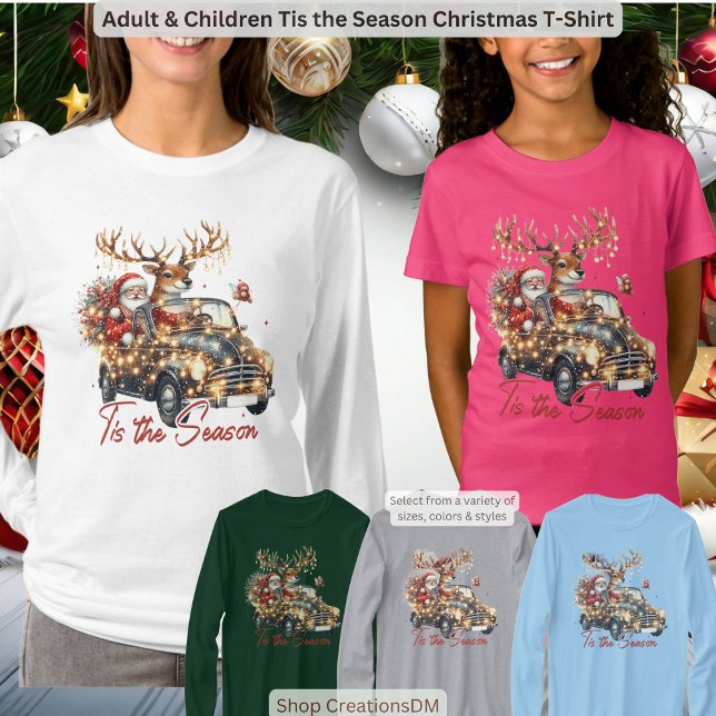 Vuxen & Children Tis Season-jul T Shirt (Skapare uppladdad)