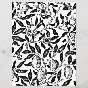 Vuxen Coloring Page - William Morris Exotic Fruits