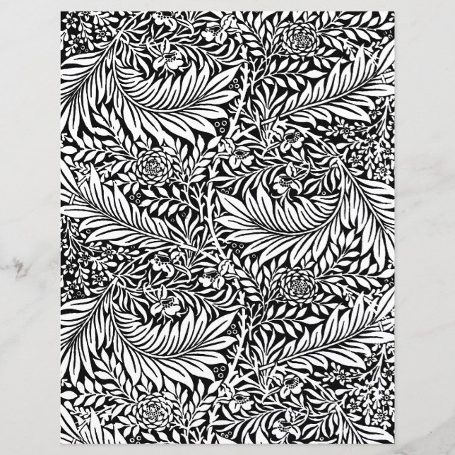 Vuxen Coloring Page - William Morris Larkspur (Framsida)