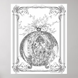 Vuxen Coloring Poster "For Kärlek of Jamie Art"