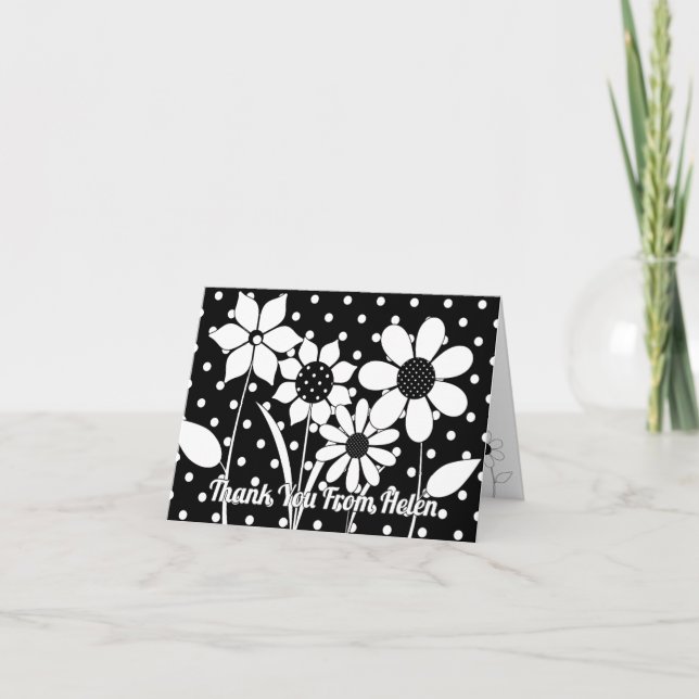 Vuxen Coloring Roligt Flowers & Polka dots Tack (Framsida)