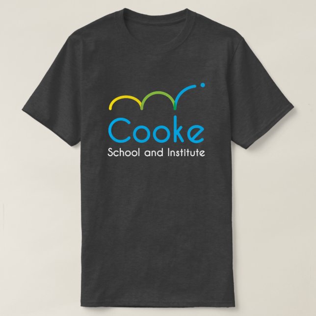 VUXEN Cooke logotyputslagsplats, mörk - grått T Shirt (Design framsida)