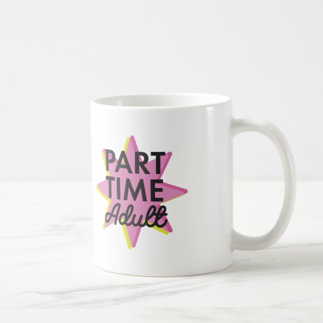 Vuxen deltid kaffemugg (Höger)