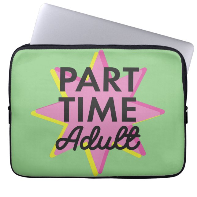 Vuxen deltid laptop fodral (Framsidan)