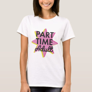 Vuxen deltid t shirt