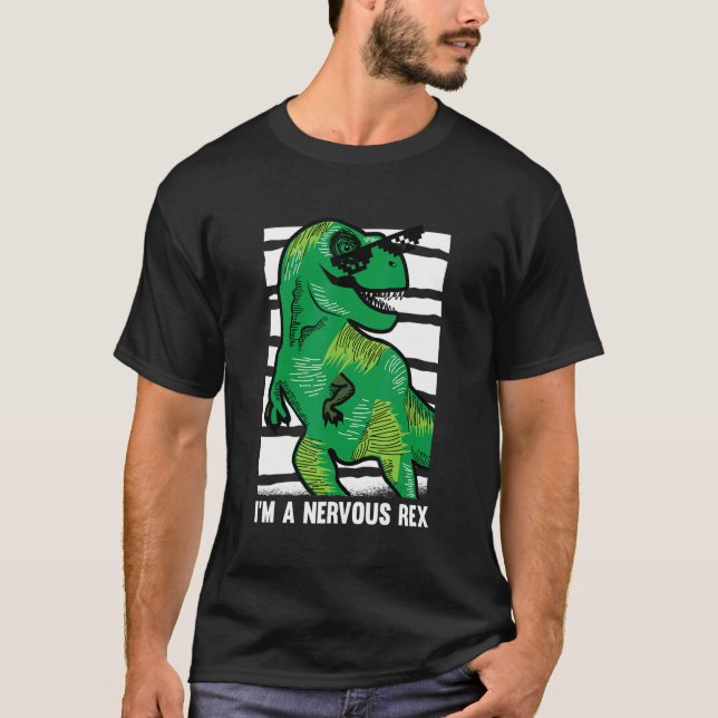 Vuxen Dinosaur Paleonthology Reptile I är en Nervo T Shirt (Framsida)