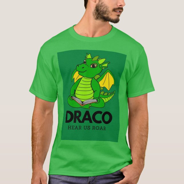 vuxen Draco t-shirt (Framsida)