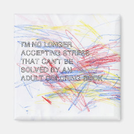 Vuxen Färgning av magnet Bok