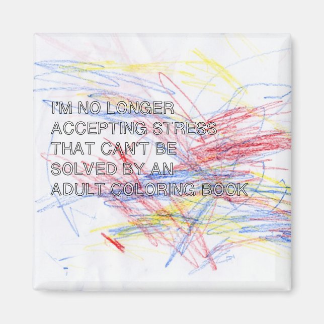 Vuxen Färgning av magnet Bok (Framsidan)