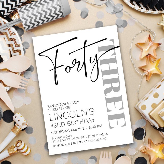 Vuxen Födelsedag 41 42 43 44 45 46 47 48 49 Inbjudningar (Skapare uppladdad)